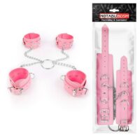 NOTABU ФИКСАТОР (НАРУЧНИКИ + ОКОВЫ) цвет розовый NTB-80583