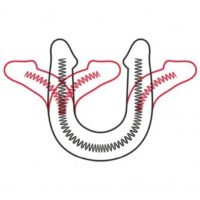 Фаллоимитатор двухсторонний FLEX&FIX SISTEM в ламинате L 495 мм, D 39 мм, киберкожа арт. 940500