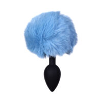 LOLA АНАЛЬНАЯ ПРОБКА С ХВОСТОМ EMOTIONS FLUFFY BLUE 4017-03LOLA