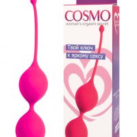 COSMO ШАРИКИ ВАГИНАЛЬНЫЕ D 30 мм, вес 55 г, цвет розовый неон арт. CSM-23008-25
