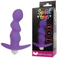 SWEET TOYS ВИБРОМАССАЖЁР L 95 мм D 27 мм, цвет фиолетовый арт. ST-40186-5