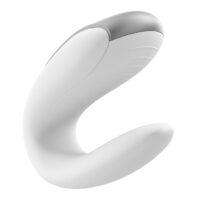Satisfyer Парный вибратор Satisfyer Double Fun с возможностью управления через пульт и приложение (белый)