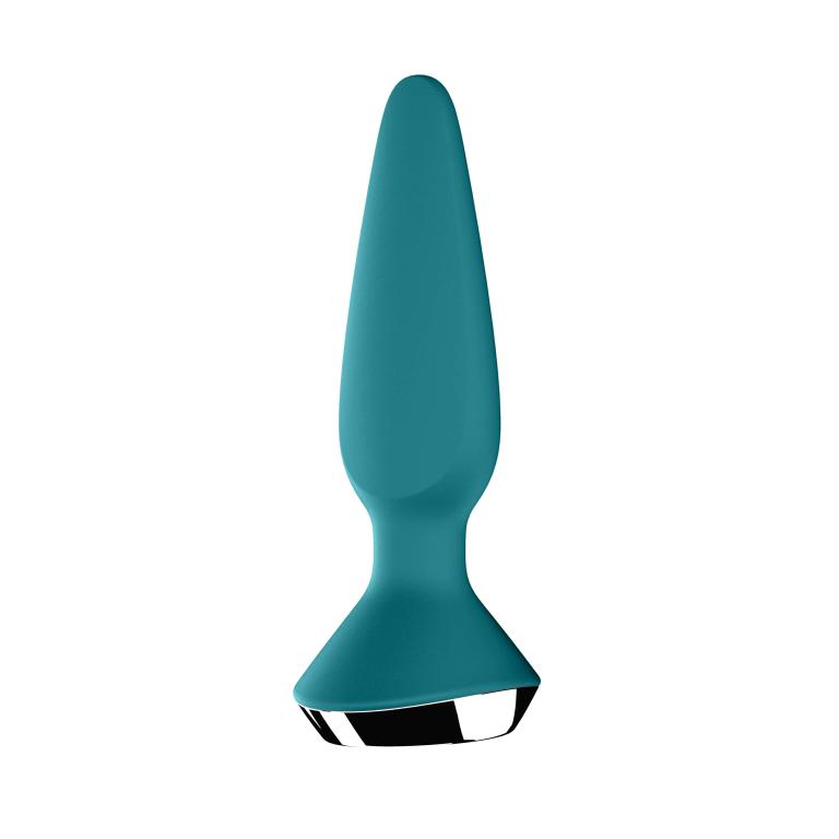 4003214GREEN-df-3 Satisfyer Анальная пробка с вибрацией Satisfyer Plug Ilicious 1 (мятный)