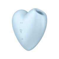 Satisfyer Вакуумно-волновой стимулятор с вибрацией Satisfyer Cutie Heart, голубой