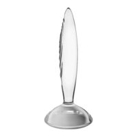SATISFYER Стеклянный фаллоимитатор Satisfyer Sparkling Crystal (прозрачный)
