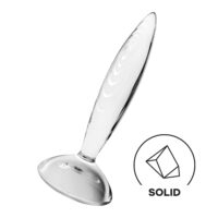 SATISFYER Стеклянный фаллоимитатор Satisfyer Sparkling Crystal (прозрачный)