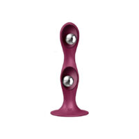 Satisfyer Стимулятор с двумя металлическими шариками в стволе Double Ball-R (red)
