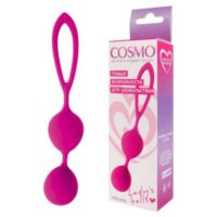 COSMO ШАРИКИ ВАГИНАЛЬНЫЕ цвет ярко-розовый D 30 мм, вес 60 г арт. CSM-23006-16