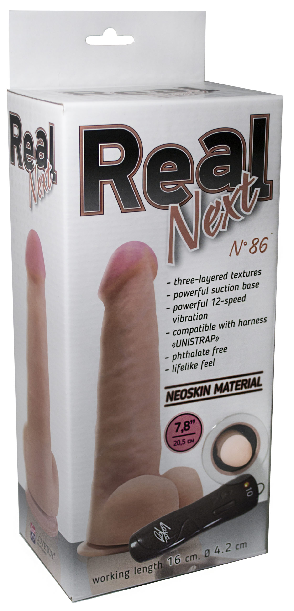 578613_11 Вибратор с выносным блоком 7,8" REAL Next №86 578613ru