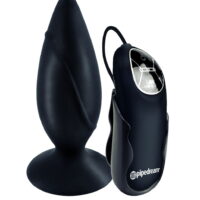 PIPEDREAM Вибровтулка анальная с ДУ Elite Vibrating Plug черная