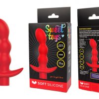 SWEET TOYS ВИБРОМАССАЖЁР L 110 мм D 29x31 мм, цвет красный арт. ST-40188-3
