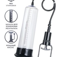 TOYFA Помпа для пениса, PVC, прозрачная, 27,5 см (в пакете)