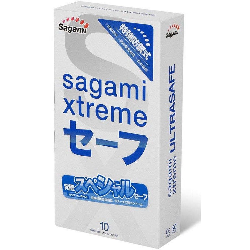 73273-02 Презервативы SAGAMI Xtreme Ultrasafe №10 латексные с двойным количеством смазки