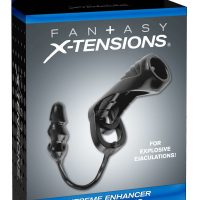 Насадка с анальной втулкой Extreme Enhancer with Anal Plug черная