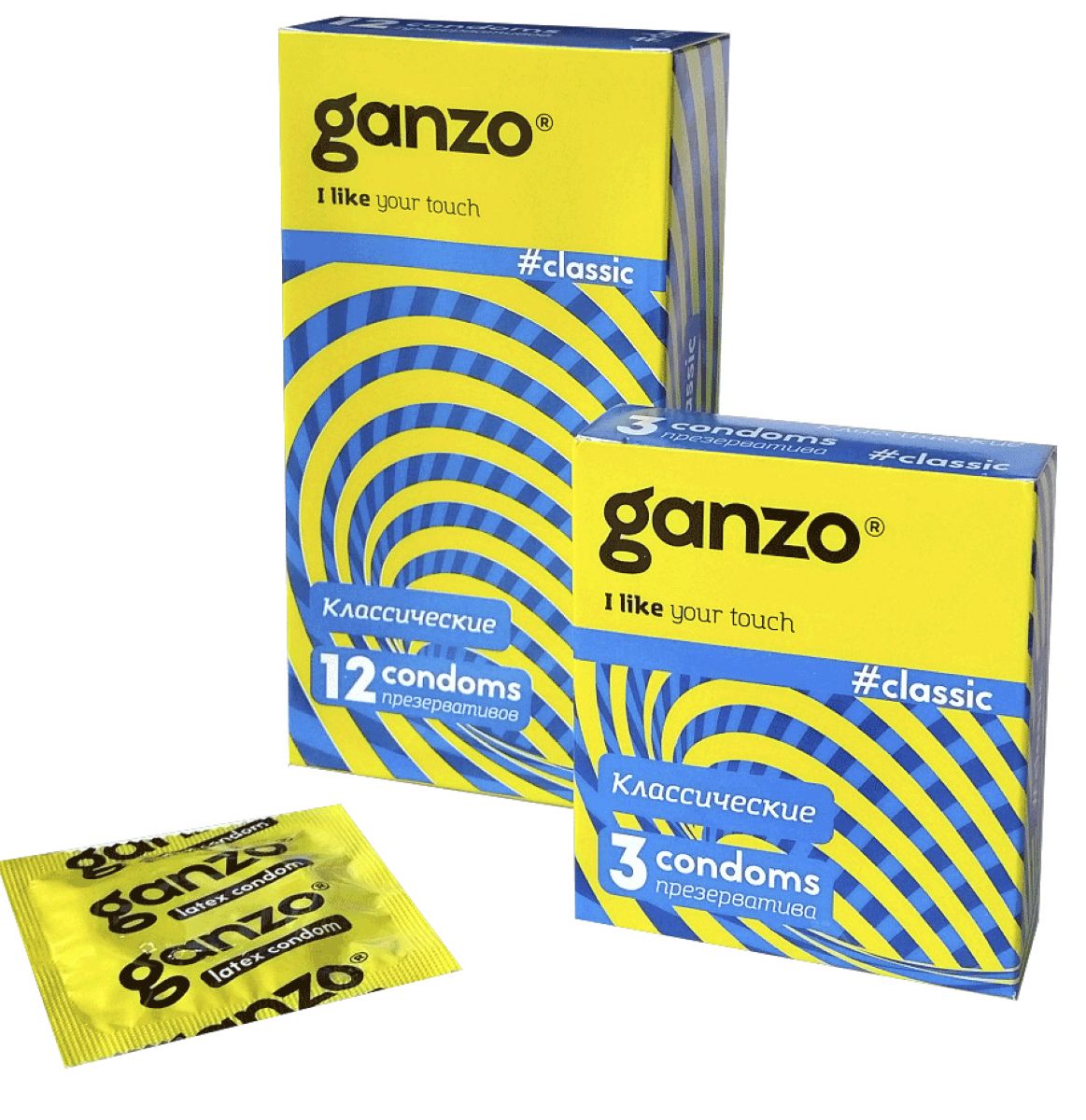 Презервативы GANZO CLASSIC (Классические, 3 шт Презервативы GANZO CLASSIC (Классические, 3 шт. в упаковке)