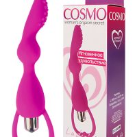 COSMO ВИБРОМАССАЖЁР розовый L 140 мм D 25/34 мм арт. CSM-23047