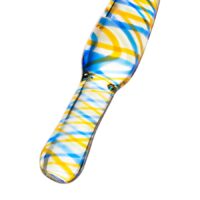 Нереалистичный фаллоимитатор Sexus Glass, стекло, прозрачный, 15,5 см
