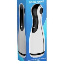 AMOVIBE Инновационный мастурбатор Good night с имитацией орального секса (белый)