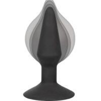 Анальная пробка расширитель с грушей и съёмным шлангом Silicone Inflatable Plug (Medium)