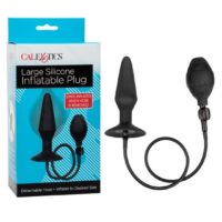 Анальная пробка расширитель с грушей и съёмным шлангом Silicone Inflatable Plug (Large)