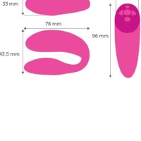 WE-VIBE Сенсорный вибромассажер для пар CHORUS Pink