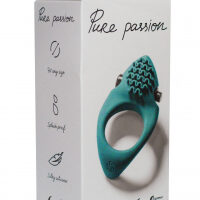 Эрекционное виброкольцо Pure Passion Midnight Green 1300-03lola