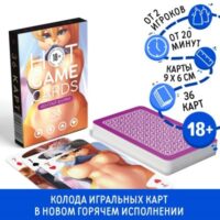 ИГРАЛЬНЫЕ КАРТЫ HOT GAME CARDS ХЕНТАЙ ФУРРИ, 36 карт, 18+, артикул 9826795