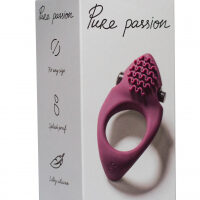 Эрекционное виброкольцо Pure Passion Midnight Wine red 1300-02lola