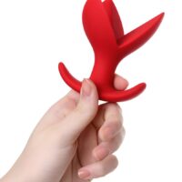 TOYFA Анальная втулка расширитель Todo by Toyfa flower силикон, красная, 9 см, Ø 6 см