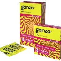 Презервативы GANZO EXTASE (Точечно-ребристые, 3 шт. в упаковке)