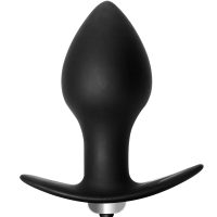 LOLA Анальная пробка с вибрвцией BULB ANAL PLUG BLACK 5006-03LOLA