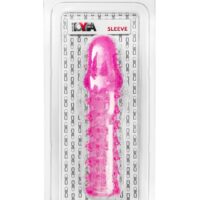 Насадка на пенис с ворсинками TOYFA Basic, TPE, розовый, 13,5 см 888006-3