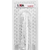 Насадка на пенис с дополнительной стимуляцией TOYFA Basic, TPE, прозрачный, 13 см 818018-1